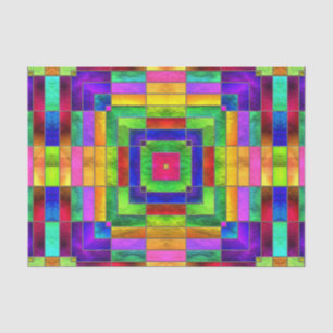 Buntglas 7 seidenpapier