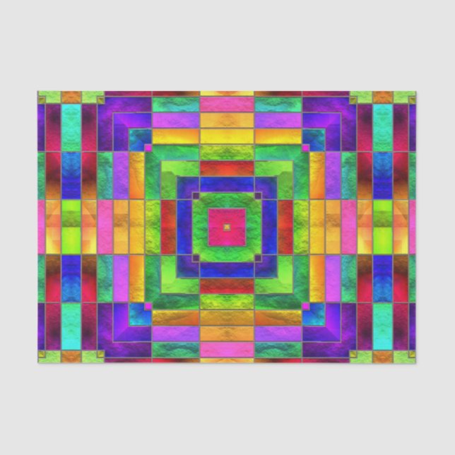 Buntglas 7 seidenpapier (Vorderseite)