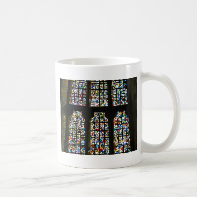 Buntglas-Barcelona-Fotografie Sagrada Familia Kaffeetasse (Rechts)