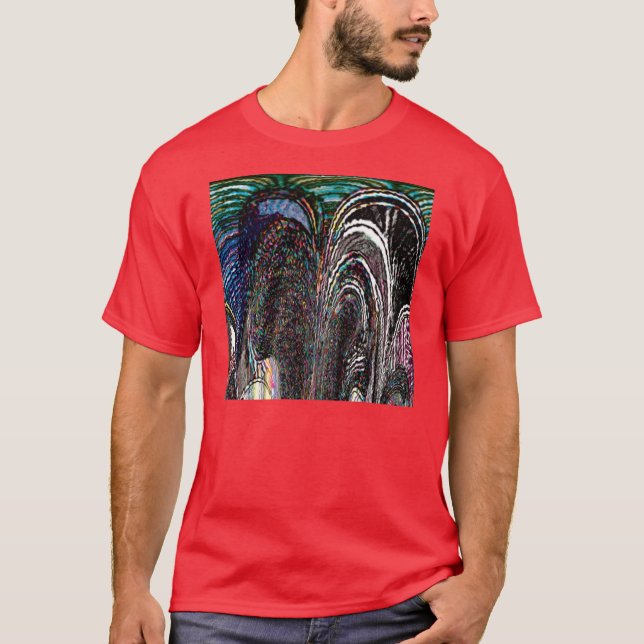 Buntglas-Bögen T-Shirt (Vorderseite)