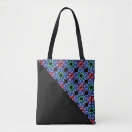 Buntglas (Dreieckig - Mitternacht) Tasche