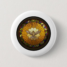 Buntglas-Drucke Button