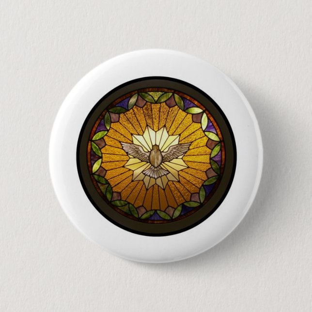 Buntglas-Drucke Button (Vorderseite)