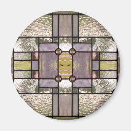 Buntglas-Drucke Magnet