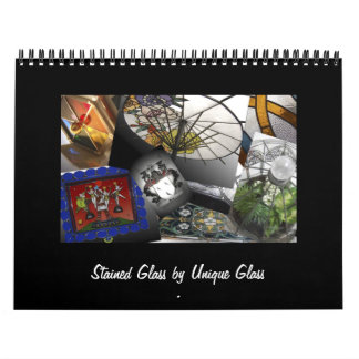 Buntglas durch einzigartiges Glas 2011 Kalender