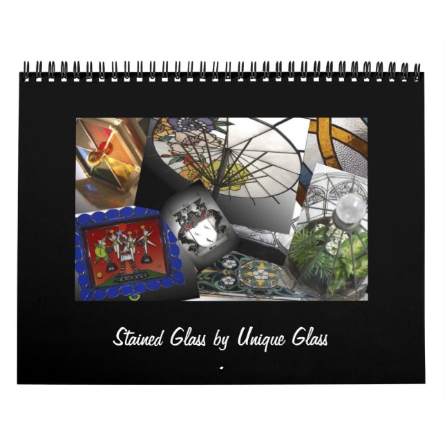 Buntglas durch einzigartiges Glas 2011 Kalender (Titelbild)