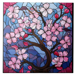 Buntglas Fliese
