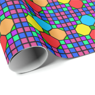 Buntglas Geschenkpapier