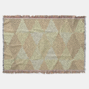 Buntglas Gold Diamantmuster Decke