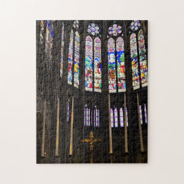 Buntglas-Gottes-Puzzle, 28 x 35 cm, 252 Teile