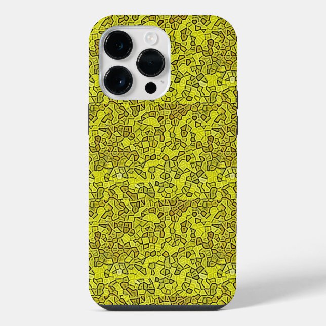 Buntglas   iPhone 14 pro max  hülle (Rückseite)
