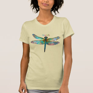 Buntglas Libelle T-Shirt