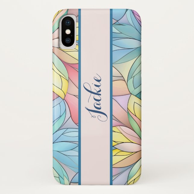 Buntglas-Look Case-Mate iPhone Hülle (Rückseite)