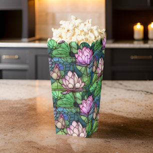 Buntglas-Lotos-Popcorn-Geschenkboxen Geschenkschachtel