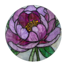 Buntglas Pfingstrose