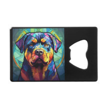 Buntglas Rottweiler