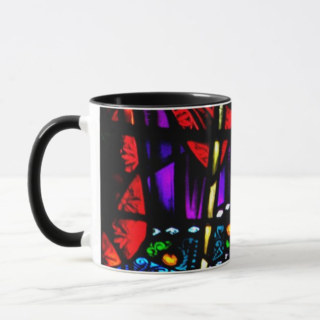 Buntglas Tasse (Links)