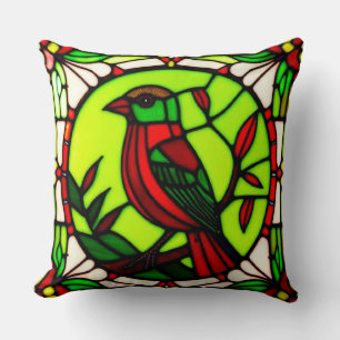 Buntglas-Vogel-Kissen Wohnzimmer-Dekoration Kissen
