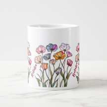 Buntglas-Wildblume