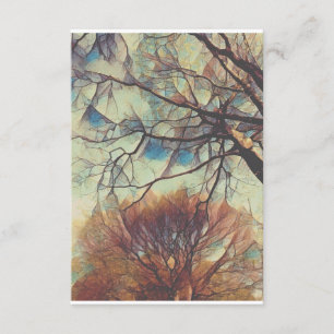 Buntglas Zweige Einladung