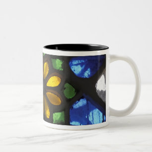 Buntglasfenster im Nationalmuseum Zweifarbige Tasse