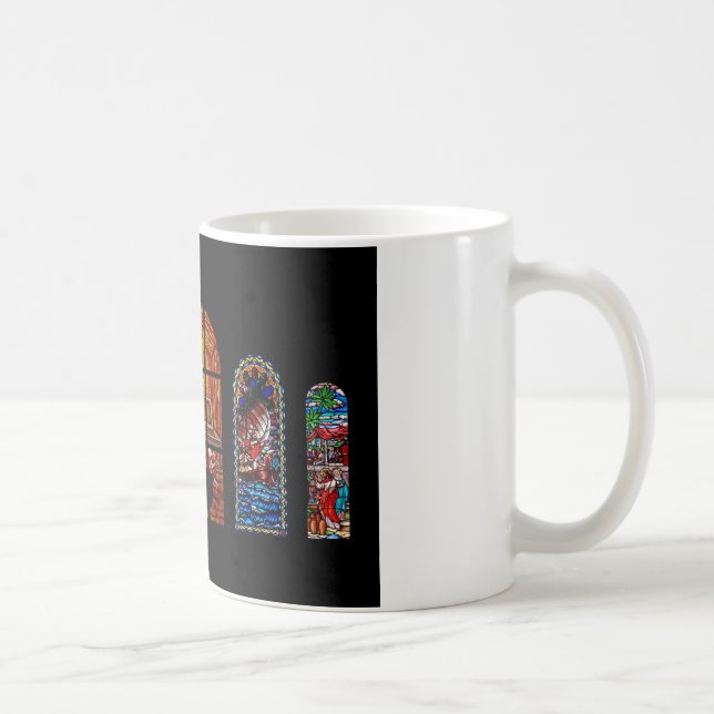 Buntglasjesus Kaffeetasse (Rechts)