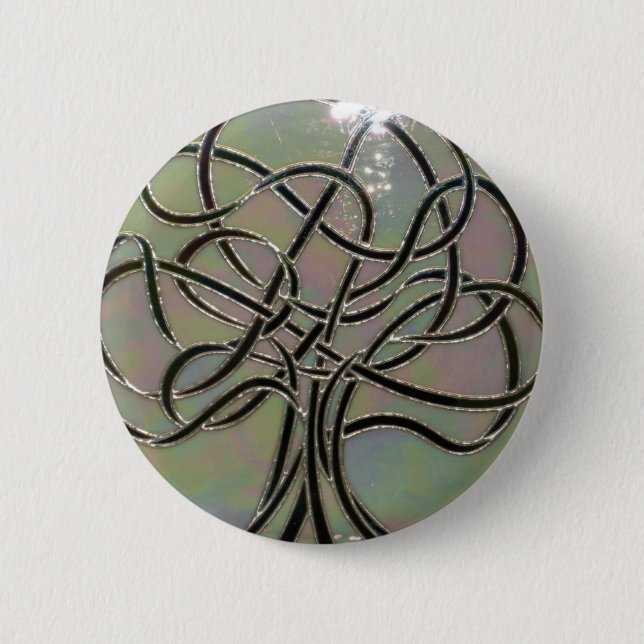 Buntglasknopf (Lifes Lichter) Button (Vorderseite)