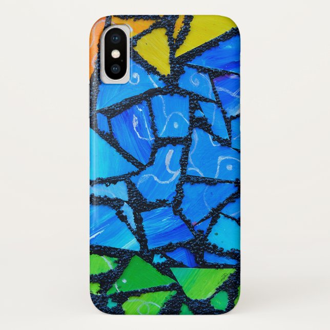 Buntglasmakro Case-Mate iPhone Hülle (Rückseite)