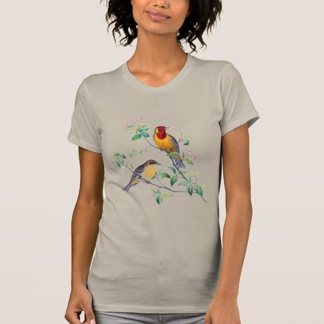 Bunting Birds T-Shirt (Vorderseite)