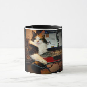 Buntkatze hat Ihre Maus-Kaffeetasse Tasse