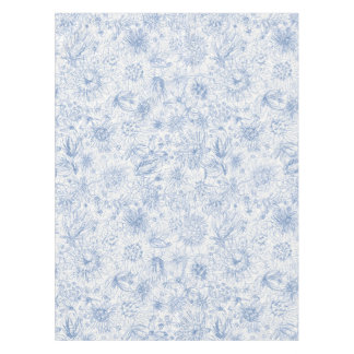 Buntstift-Blumen Tischdecke