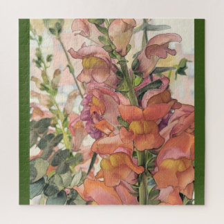 Buntstift-Blumenillustration in Pastellfarben