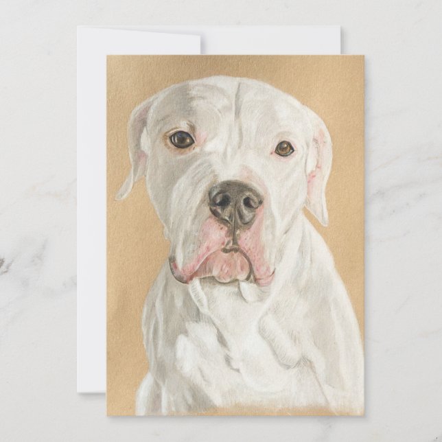 Buntstift von Hund Feiertagskarte (Vorderseite)