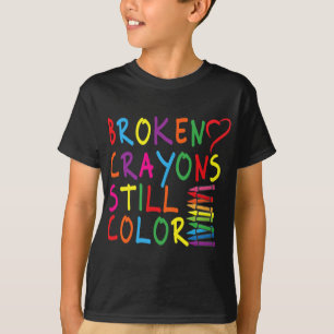 Buntstifte färben immer noch - Geschenk zum Thema T-Shirt