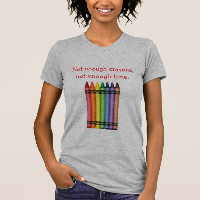 Buntstifte T-Shirt (Vorderseite)