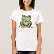 Buntstiftzeichnung Frosch