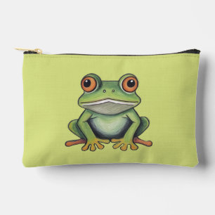 Buntstiftzeichnung Frosch Zubehörtasche