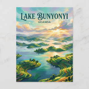 Bunyonyi-See Uganda Postkarte