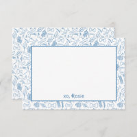 Buon Appetit Pasta Personal Stationery oder