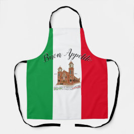 Buon Appetito All-Over-Print-Schürze Schürze