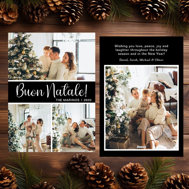 Buon Natale 4 Foto Ferienwohnung Feiertagskarte (Von Creator hochgeladen)