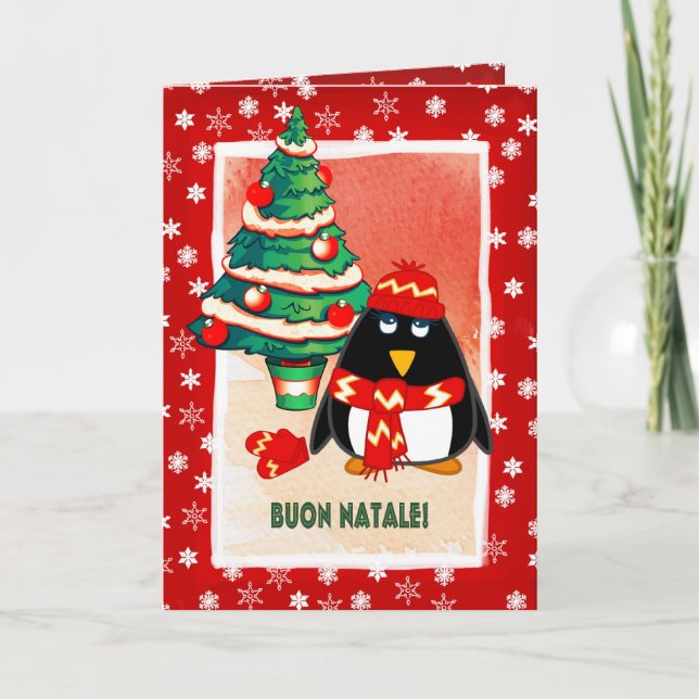 Buon Natale. Carte de Christmas en Italie (Devant)