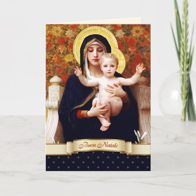 Buon Natale. Carte de Noël Art in Italien (Devant)