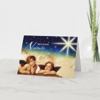 Buon Natale. Carte de Noël Art in Italien