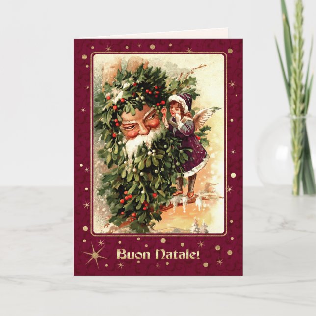Buon Natale. Carte de Noël en italien (Devant)