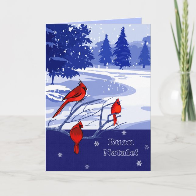 Buon Natale. Carte de Noël en italien (Devant)