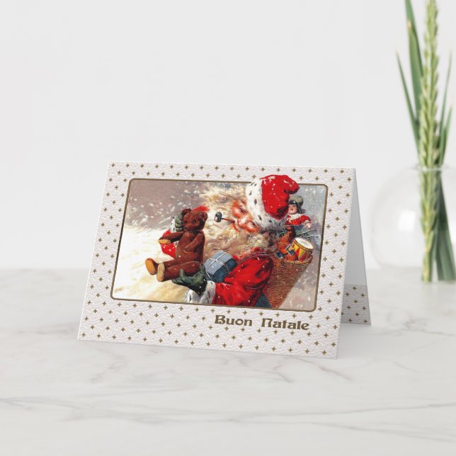 Buon Natale. Carte de Noël en italien (Devant)