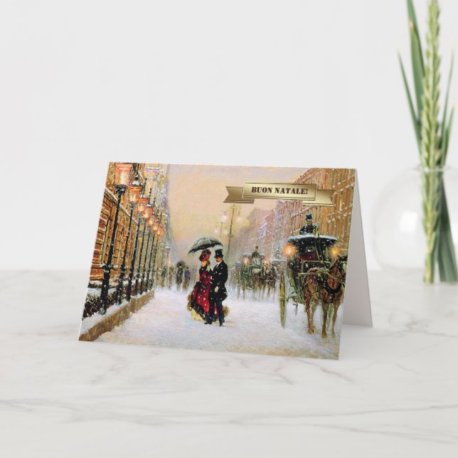 Buon Natale. Carte de Noël en italien (Devant)