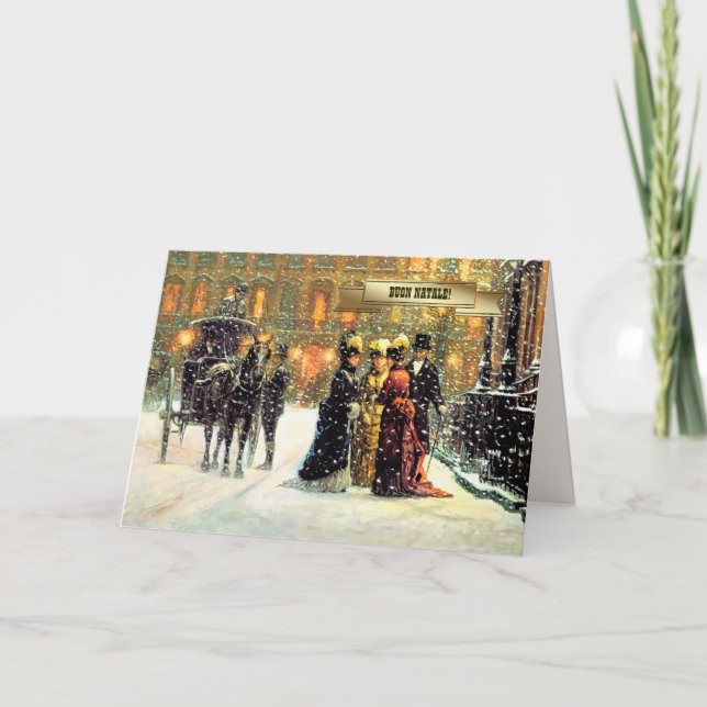 Buon Natale. Cartes de Noël en italien (Devant)