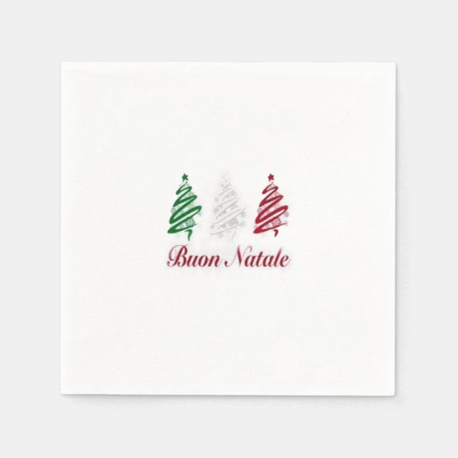 Buon Natale Christmas Napkins Serviette (Vorderseite)